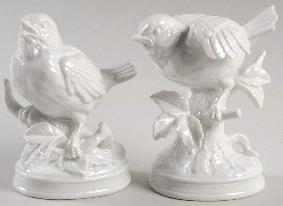 Fitz & Floyd Figurines Baby Bluebirds-Left/Right Set - No Box by Fitz & Floyd-1
