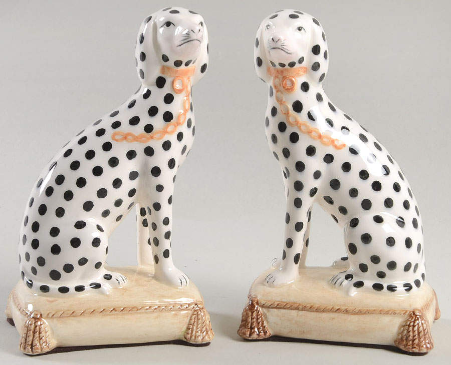 Book Ends Dalmatians - No Box by Fitz & Floyd-1