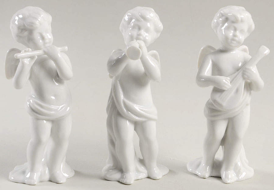 Fitz & Floyd Figurines (Set Of 3) Band Of Angels - No Box by Fitz & Floyd-1
