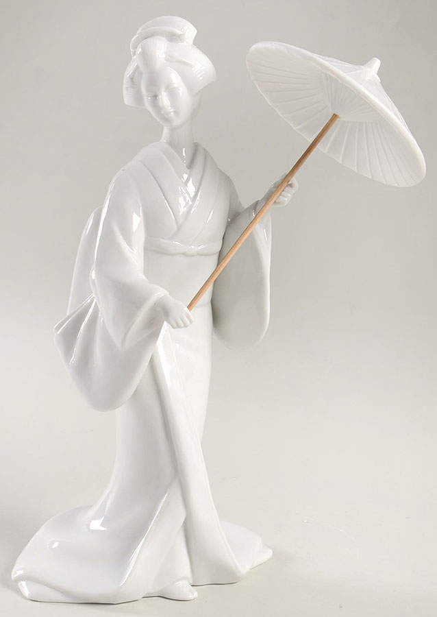 Fitz & Floyd Figurines Geisha With Umbrella - No Box by Fitz & Floyd-1