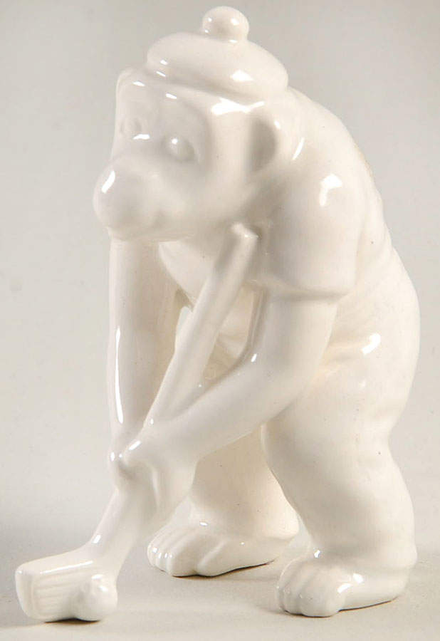 Fitz & Floyd Figurines Monkey Golfin - No Box by Fitz & Floyd-1