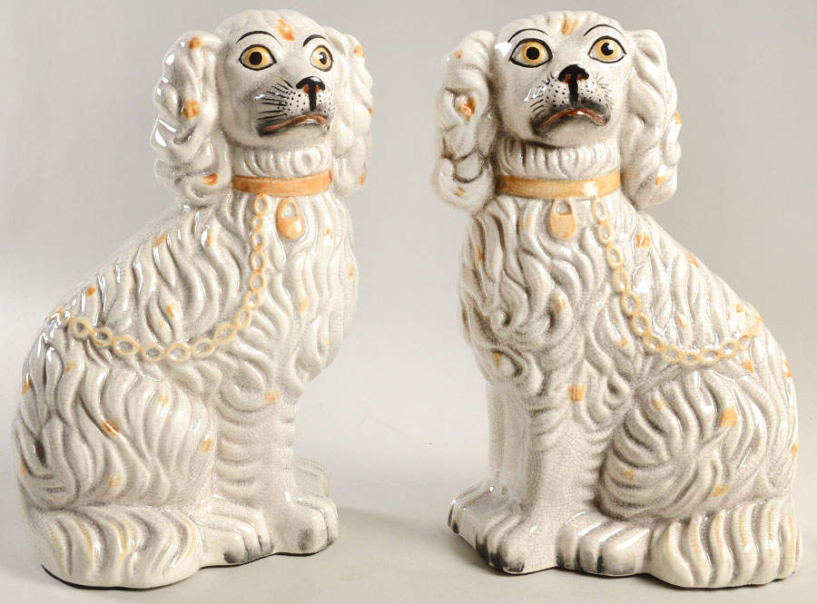 Book Ends Staffordshire Dog - No Box by Fitz & Floyd-1