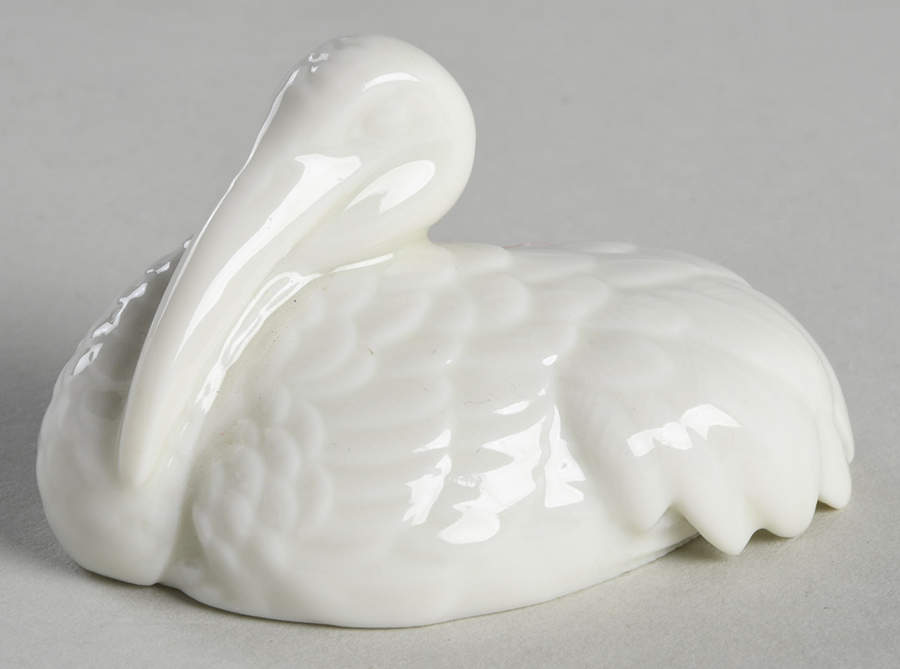 Fitz & Floyd Figurines Sitting Heron-White - No Box by Fitz & Floyd-1