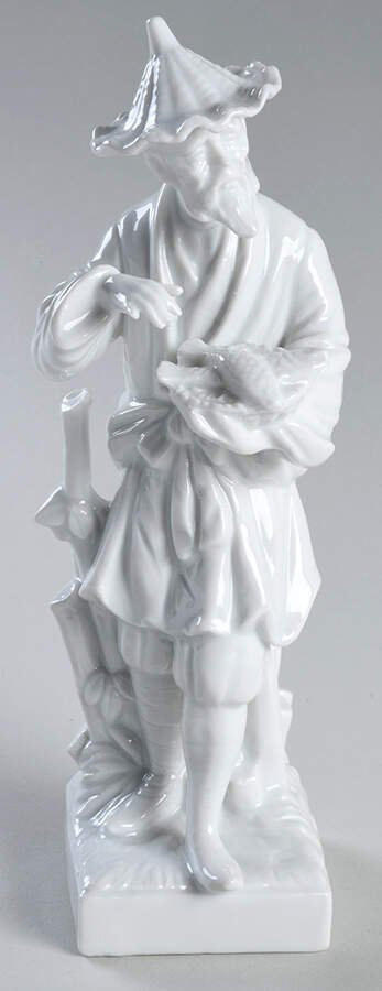Fitz & Floyd Figurines Oriental Figure With Fish - No Box by Fitz & Floyd-1