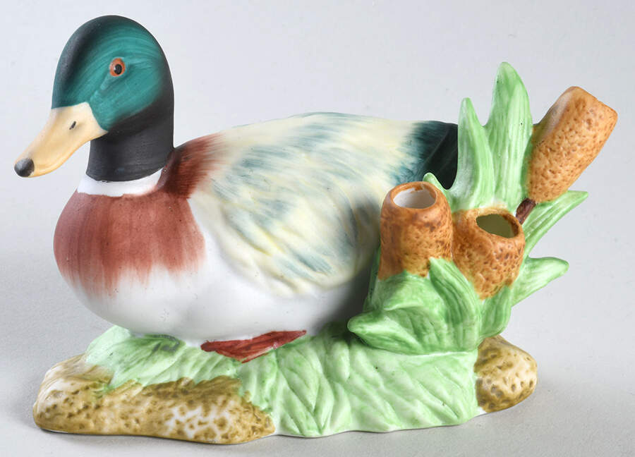 Fitz & Floyd Figurines Mallard In Cattails - No Box by Fitz & Floyd-1