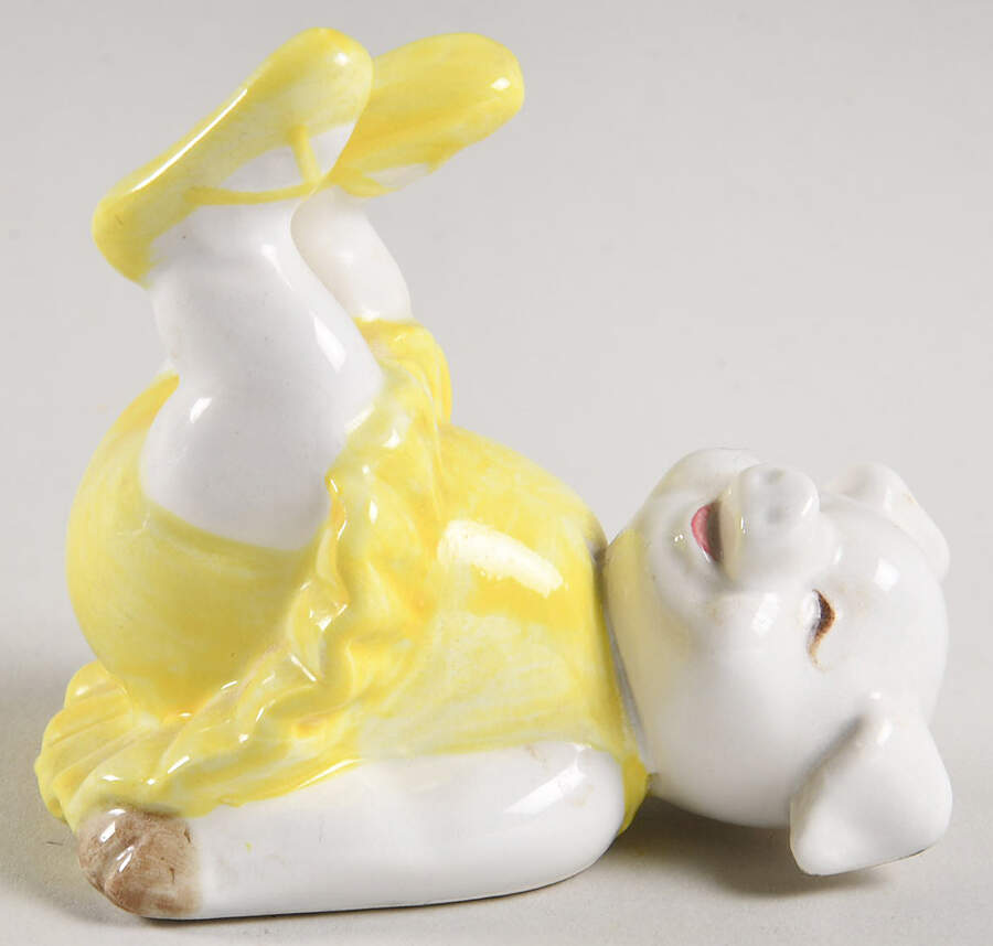 Fitz & Floyd Figurines Tumbling Pig-Arms Straight - No Box by Fitz & Floyd-1