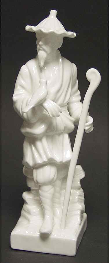 Fitz & Floyd Figurines Oriental Figure With Staff - No Box by Fitz & Floyd-1