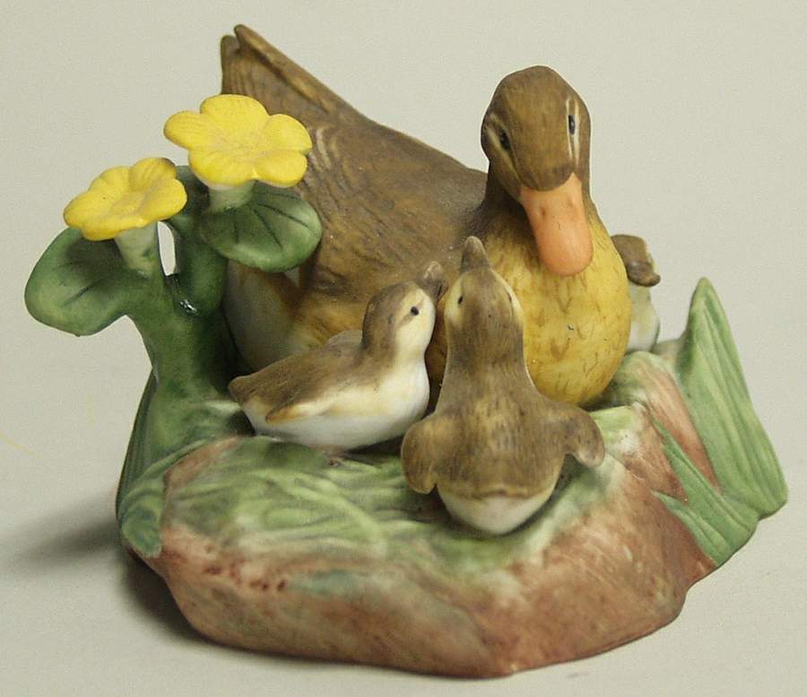 Woodland Year July-Beside The River - No Box by Franklin Mint-1