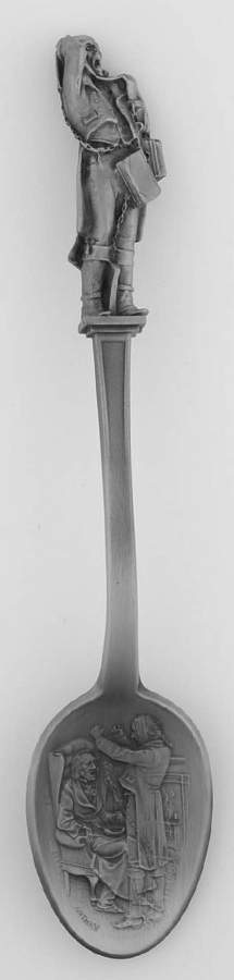 Christmas Carol Spoon Collection Ghost Of Jacob Marley - No Box by Franklin Mint-1