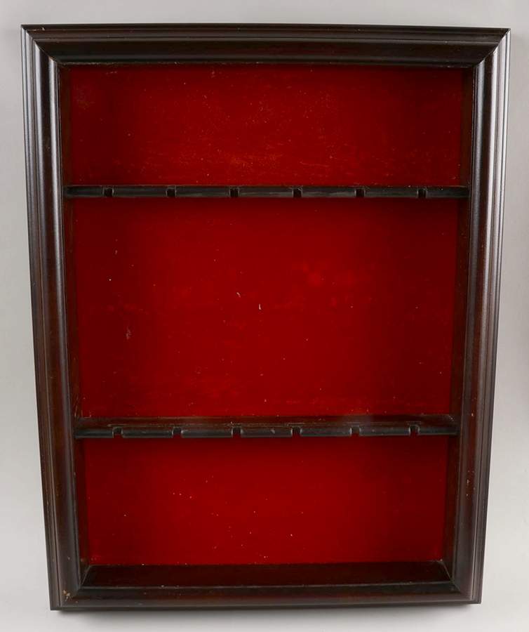 Christmas Carol Spoon Collection Wooden Display Rack-Only - Display Rack Wood by Franklin Mint-1