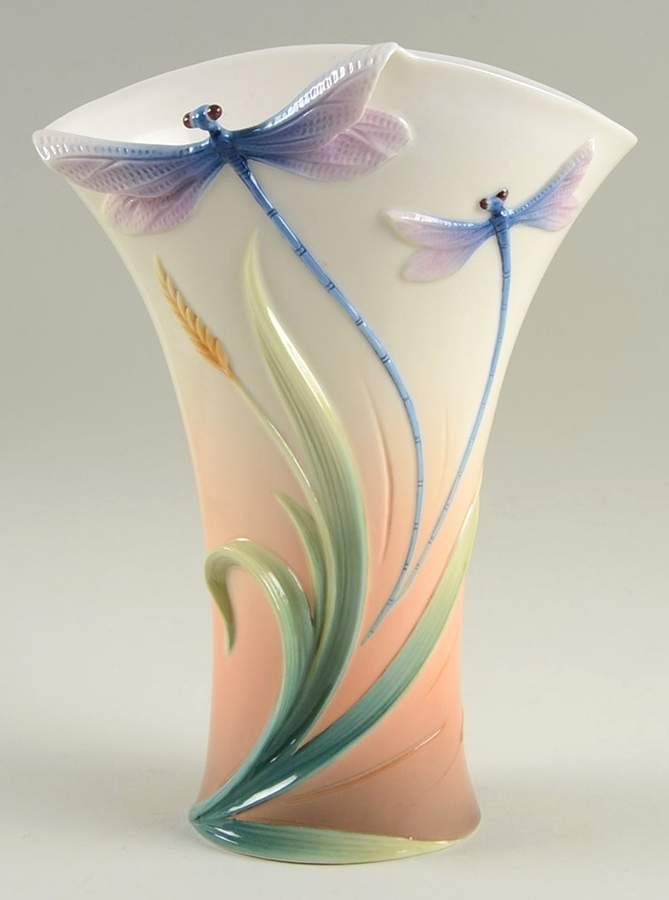 Dragonfly Collection Flared Vase - No Box by Franz Collection-1