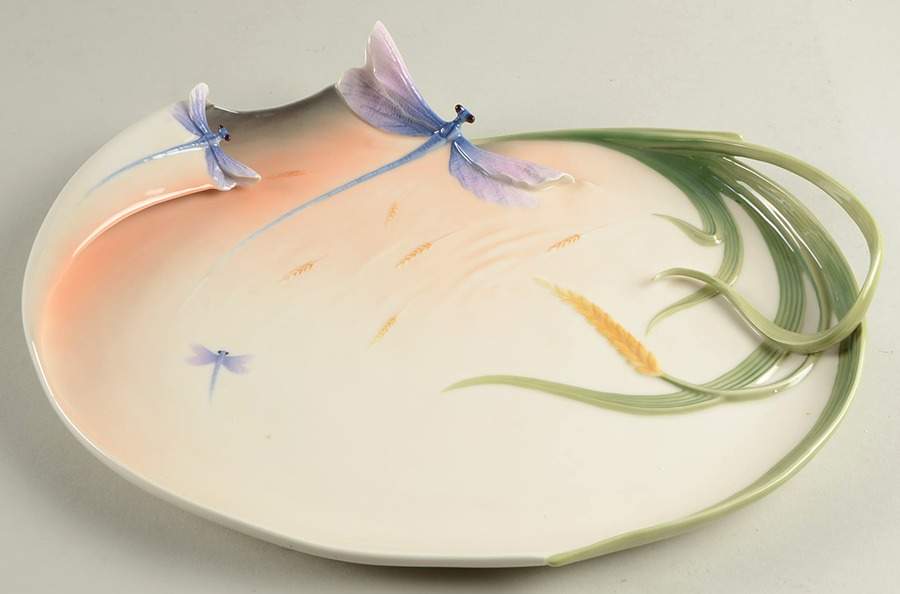 Dragonfly Collection Platter - Boxed by Franz Collection-1