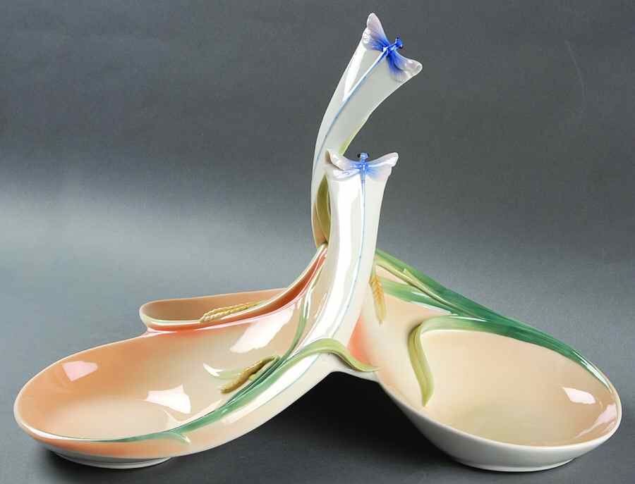 Dragonfly Collection Tidbit Dish - No Box by Franz Collection-1