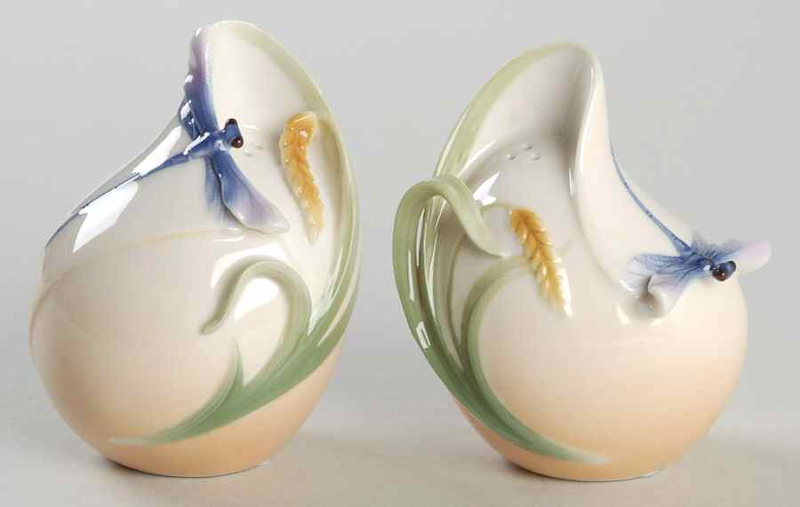 Dragonfly Collection Salt & Pepper Set - Boxed by Franz Collection-1
