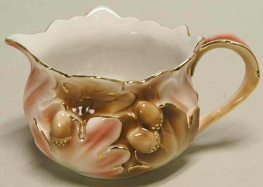 Golden Leaf & Acorn Creamer - Boxed by Franz Collection-1