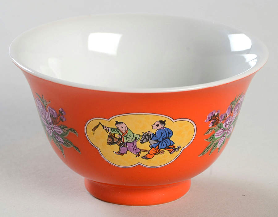 Treasures of the Chinese Dynasties Bowl Peach - No Box by Franklin Mint-1