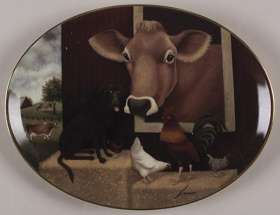 Lowell Herrero Down On The Farm - No Box by Franklin Mint-1