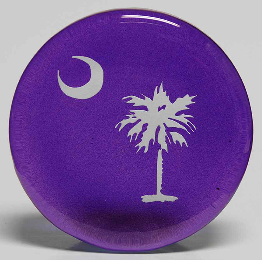 Fenton Crystal Giftware South Carolina Paperweight - No Box by Fenton-1