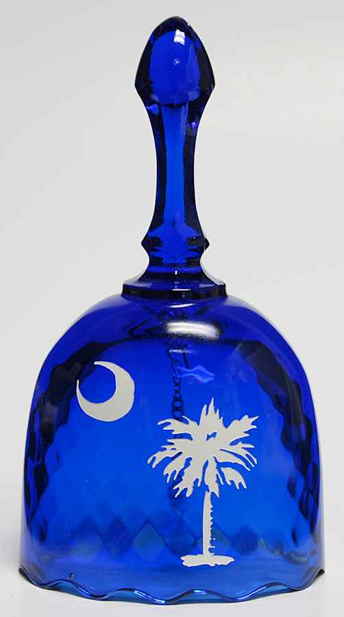Fenton Crystal Giftware South Carolina Dinner Bell - Boxed by Fenton-1