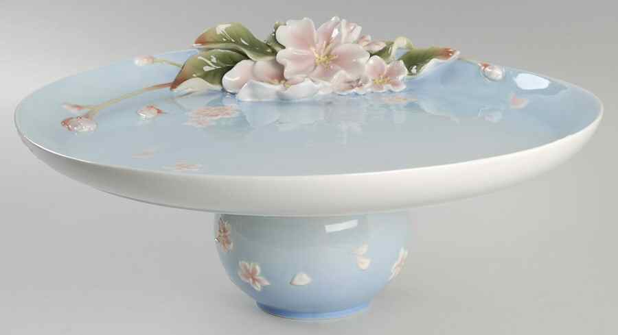 Sakura Cherry Blossom Cake Plate - Boxed by Franz Collection-1
