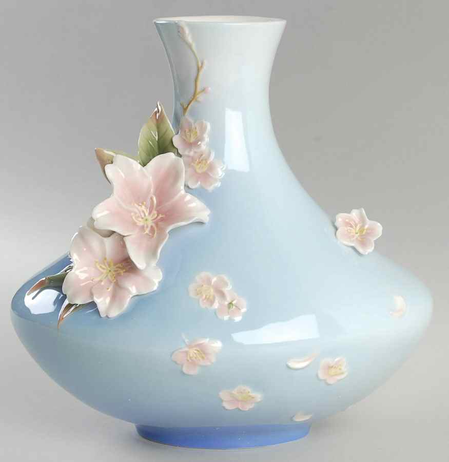 Sakura Cherry Blossom Vase - Boxed by Franz Collection-1