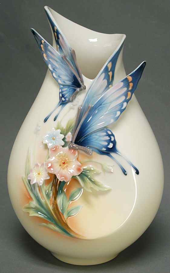Fluttering Beauty Vase - Boxed by Franz Collection-1
