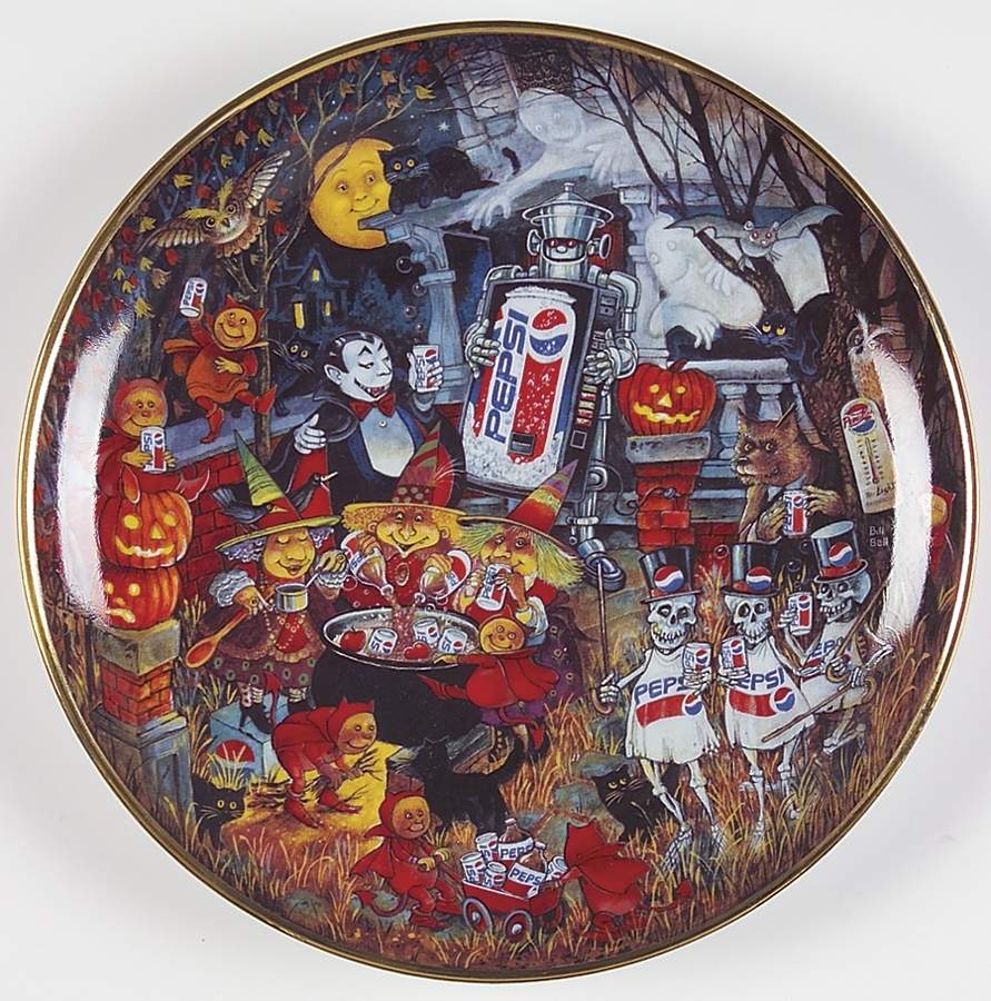 Pepsi Cola A Pepsi-Cola Halloween - No Box by Franklin Mint-1