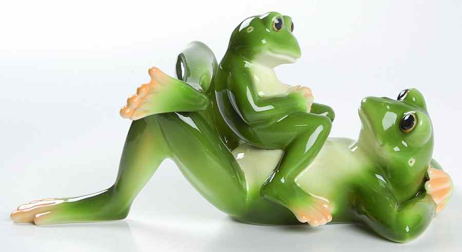 Amphibia Collection Father & Son Figurine - No Box by Franz Collection-1