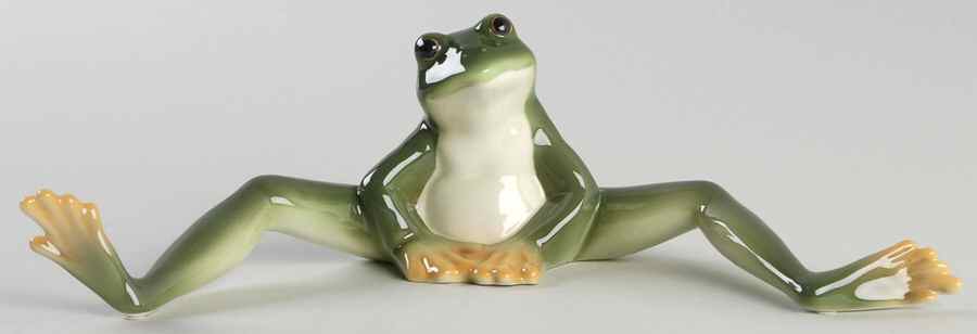 Amphibia Collection Frog Sitting - Boxed by Franz Collection-1