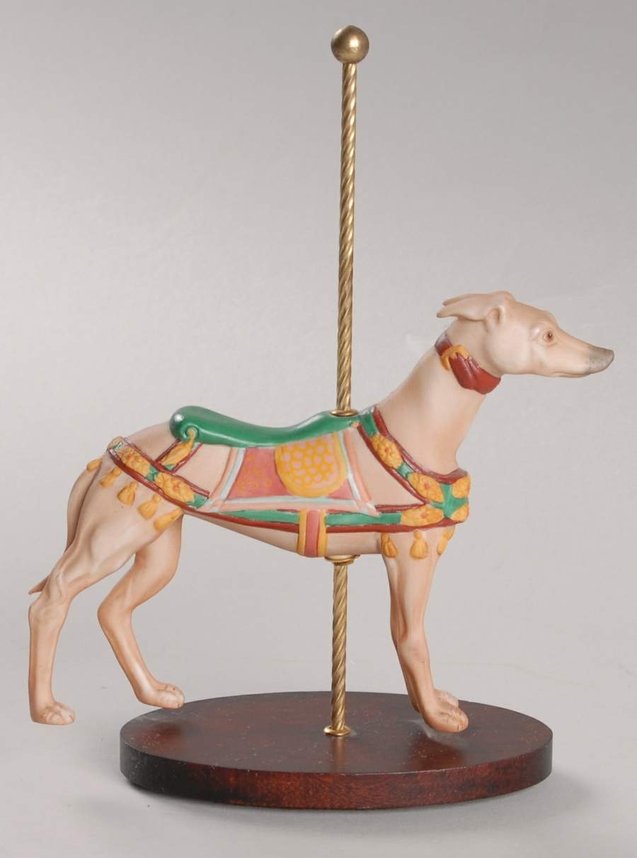 Treasury of Carousel Art-Series 2 Greyhound - No Box by Franklin Mint-1