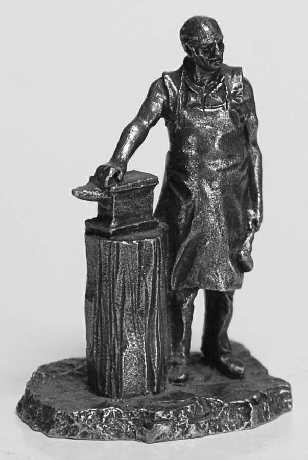 People of the American West Blacksmith - No Box by Franklin Mint-1