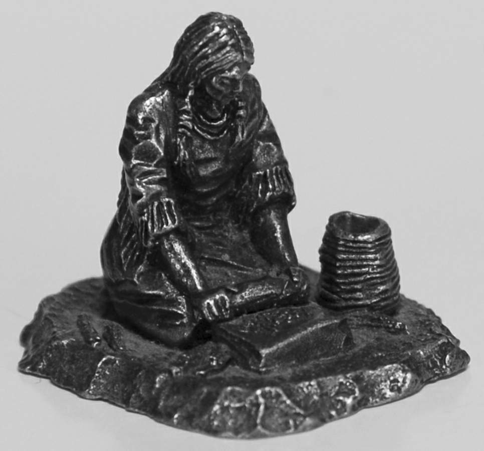 People of the American West Indian Woman - No Box by Franklin Mint-1
