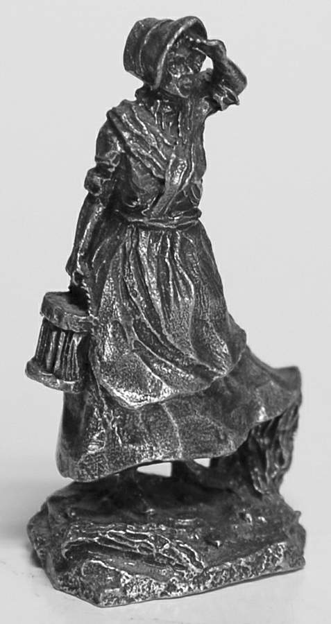 People of the American West Pioneer Woman - No Box by Franklin Mint-1
