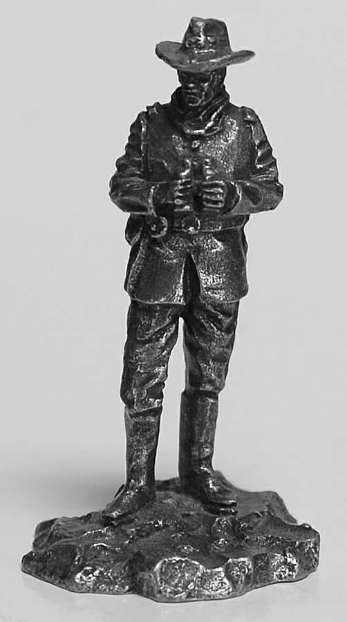 People of the American West Cavalry Officer - No Box by Franklin Mint-1