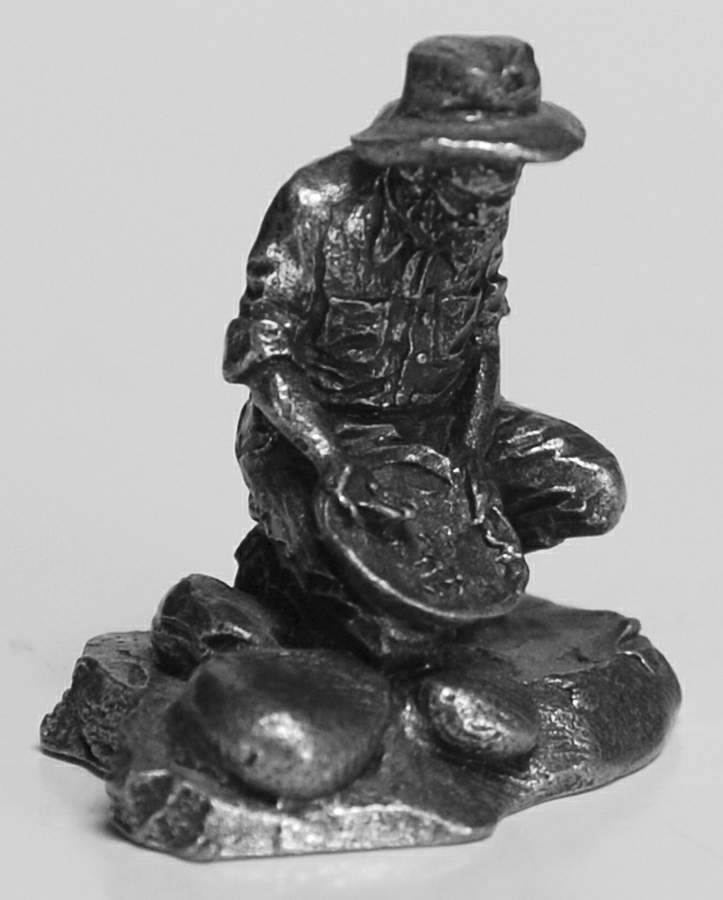 People of the American West Prospector - No Box by Franklin Mint-1