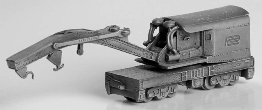 Worlds Greatest Locomotives Railroad Crane - No Box by Franklin Mint-1