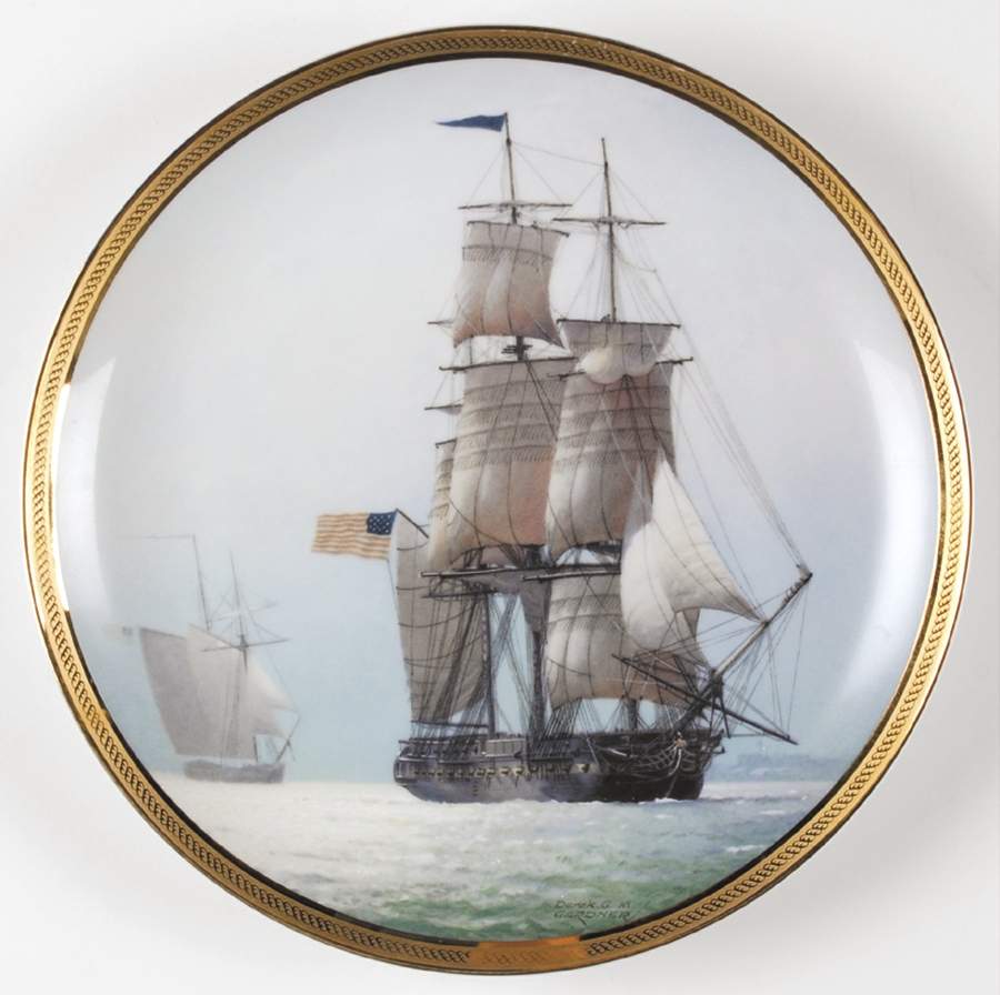 Great Ships of the Golden Age Of Sail Constitution - Boxed by Franklin Mint-1