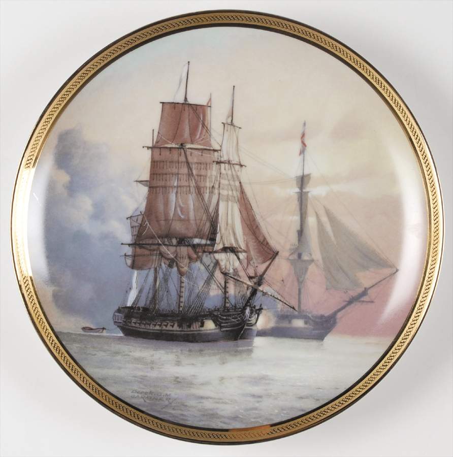 Great Ships of the Golden Age Of Sail La Belle Poule - Boxed by Franklin Mint-1