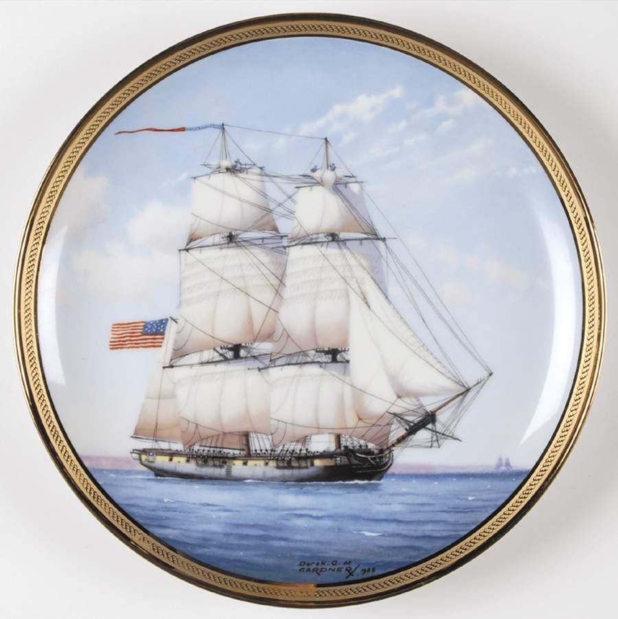 Great Ships of the Golden Age Of Sail Enterprise - Boxed by Franklin Mint-1