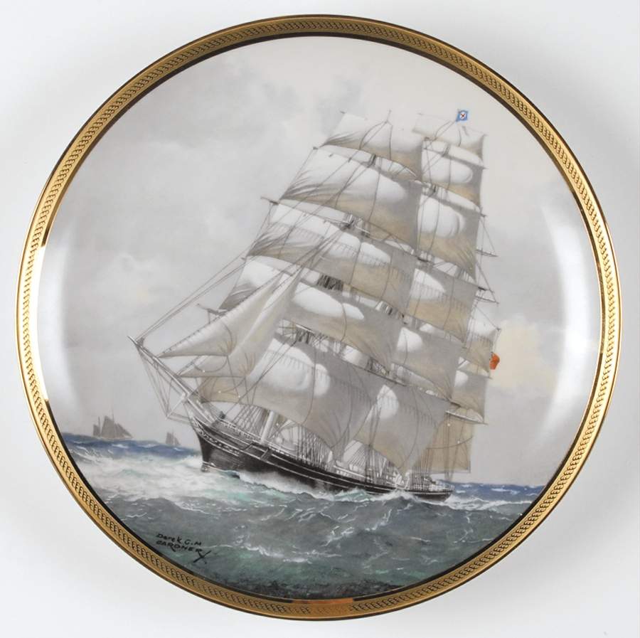 Great Ships of the Golden Age Of Sail Cutty Shark - Boxed by Franklin Mint-1