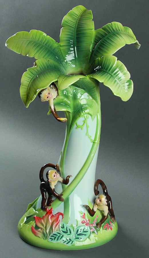 Monkey Mischief Tree Vase - Boxed by Franz Collection-1