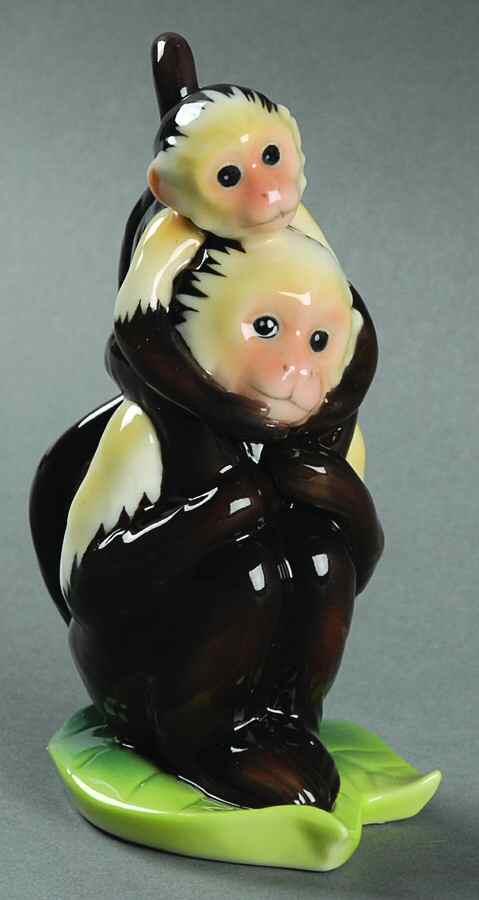 Monkey Mischief Father & Son Figure - Boxed by Franz Collection-1