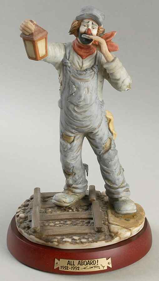 Emmett Kelly Jr Members Only All Aboard - Boxed by Flambro-1