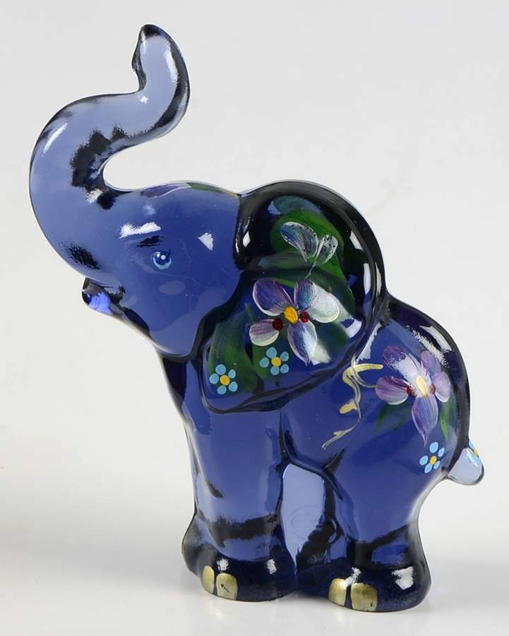 Fenton-Lenox Exclusives Hyacinth The Little Purple Elephant - Boxed by Fenton-1