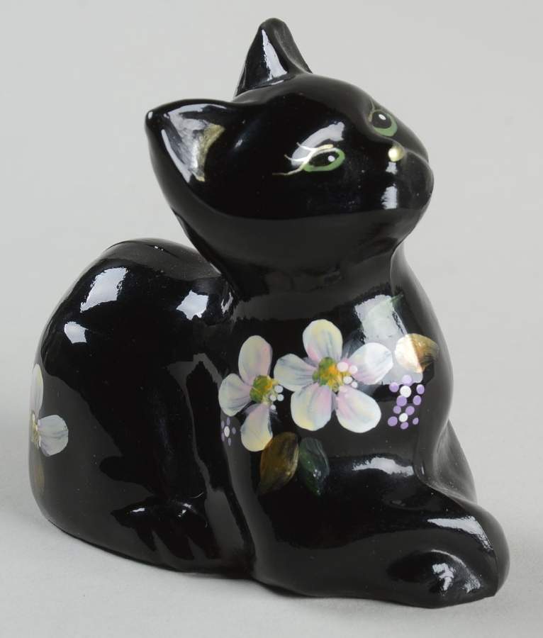 Fenton-Lenox Exclusives Fleur, The Little Black Cat - Boxed by Fenton-1