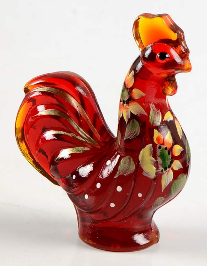Fenton-Lenox Exclusives Ruby The Little Red Rooster - Boxed by Fenton-1