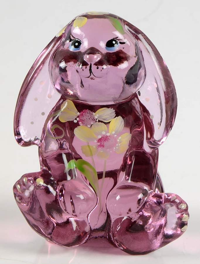 Fenton-Lenox Exclusives Meadow, The Little Pink Bunny - No Box by Fenton-1