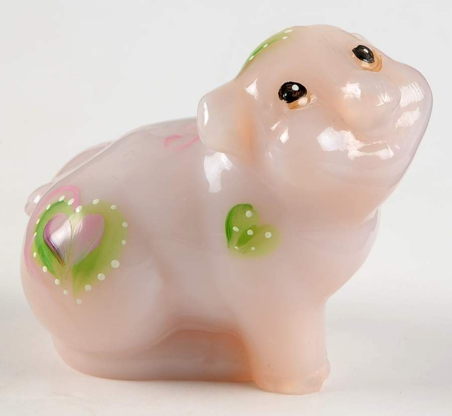 Fenton-Lenox Exclusives Juliet, The Little Pink Pig - Boxed by Fenton-1