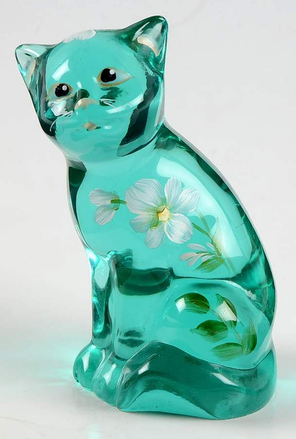 Fenton-Lenox Exclusives Jasmine, The Little Blue Cat - Boxed by Fenton-1