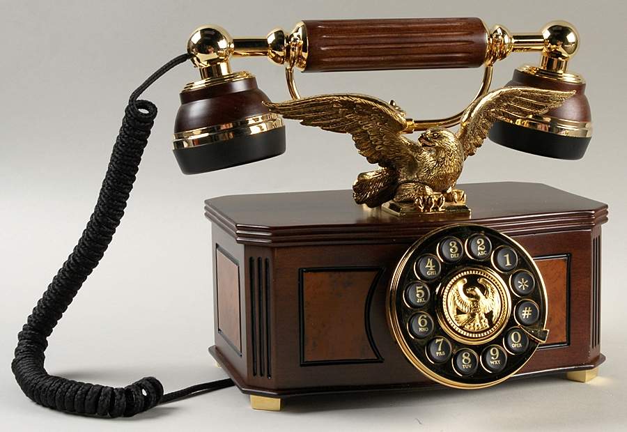 Franklin Mint Giftware American Eagle Telephone - Boxed by Franklin Mint-1